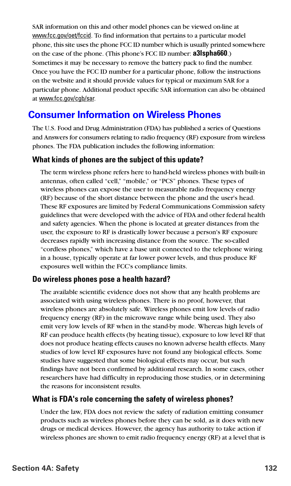 Consumer information on wireless phones | Samsung A660 User Manual | Page 139 / 158