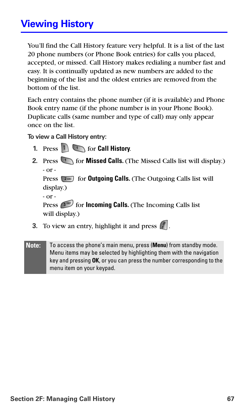 Viewing history | Samsung A660 User Manual | Page 74 / 158