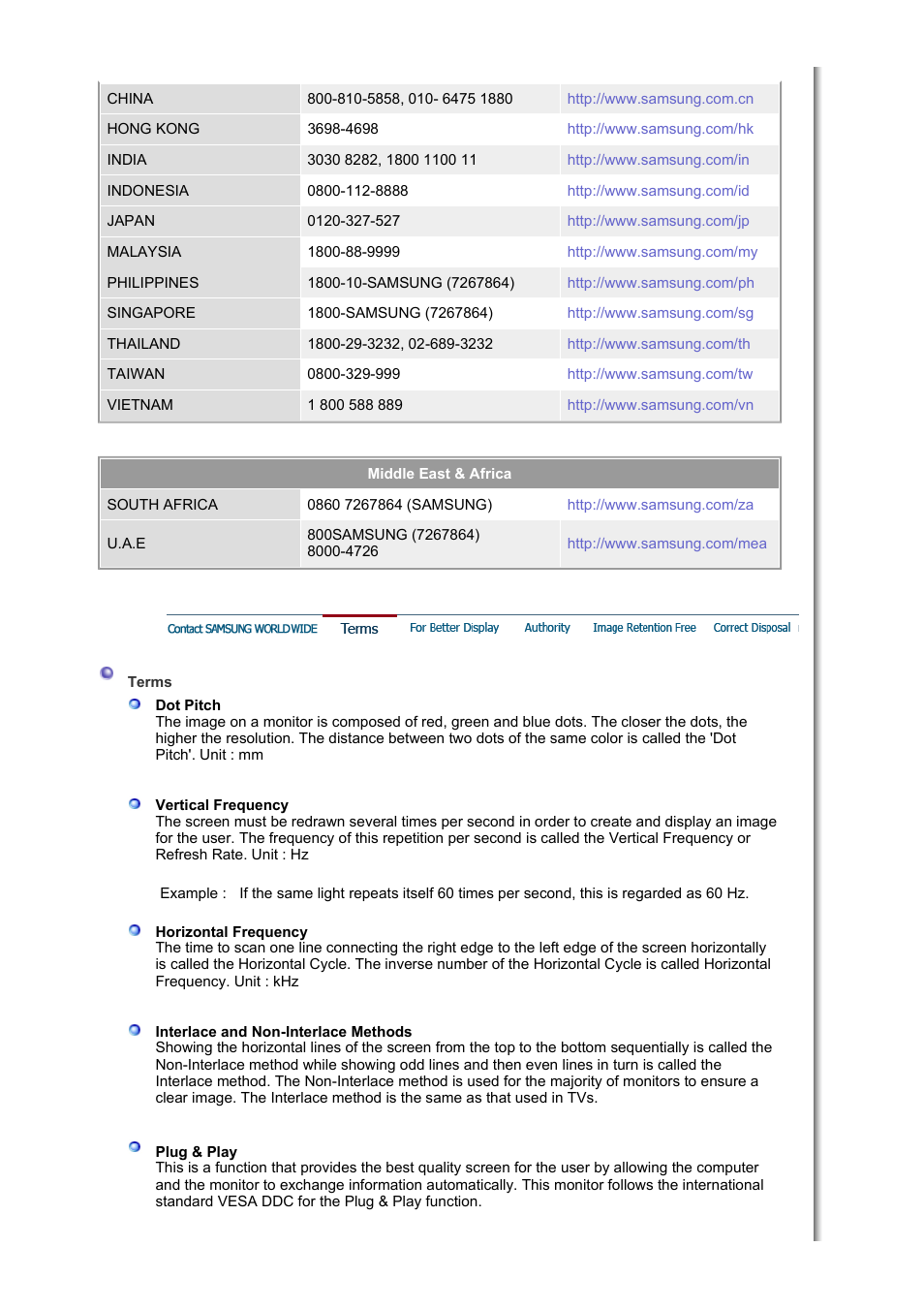 Samsung SyncMaster 305T User Manual | Page 25 / 30