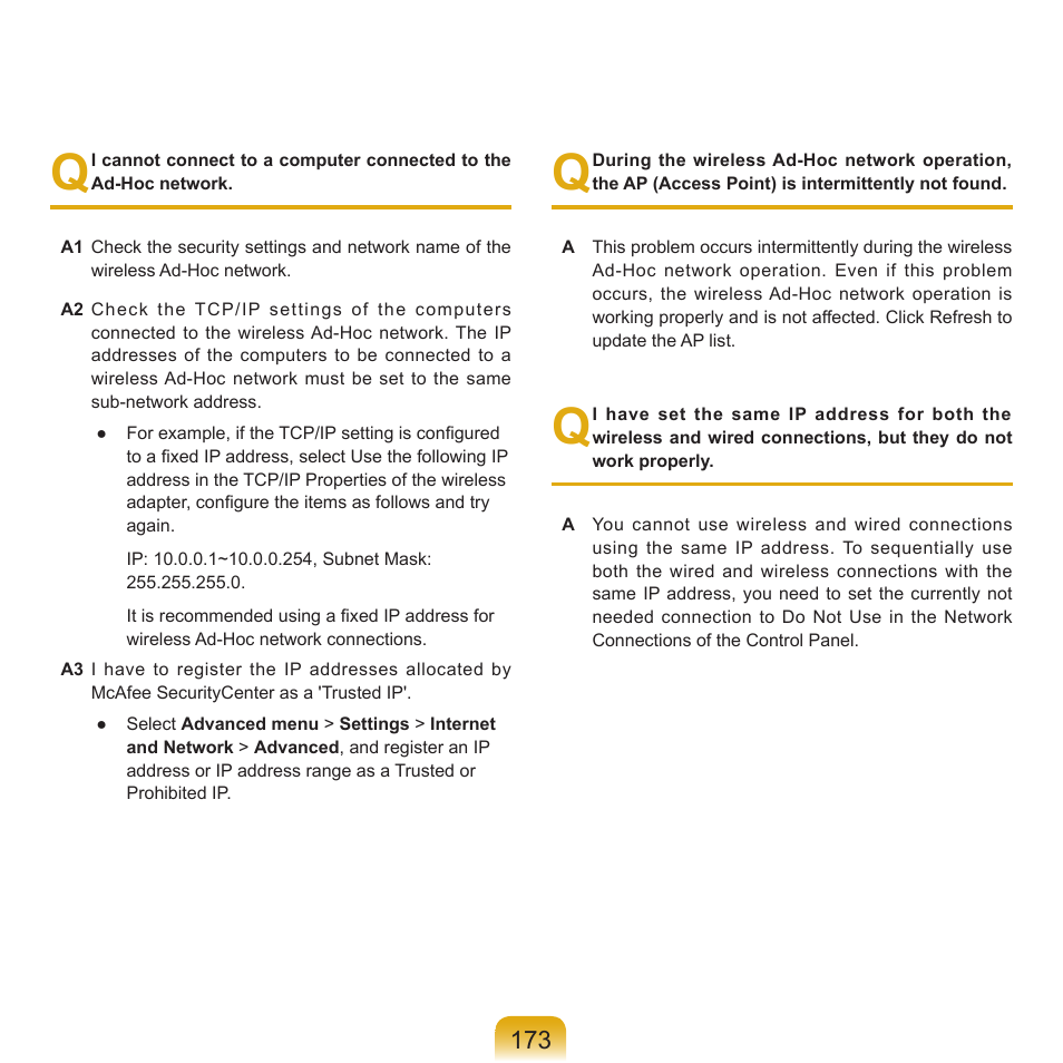 Samsung Q71 User Manual | Page 174 / 191