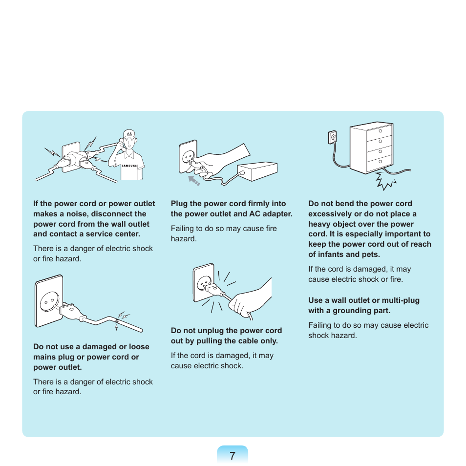 Samsung Q71 User Manual | Page 8 / 191