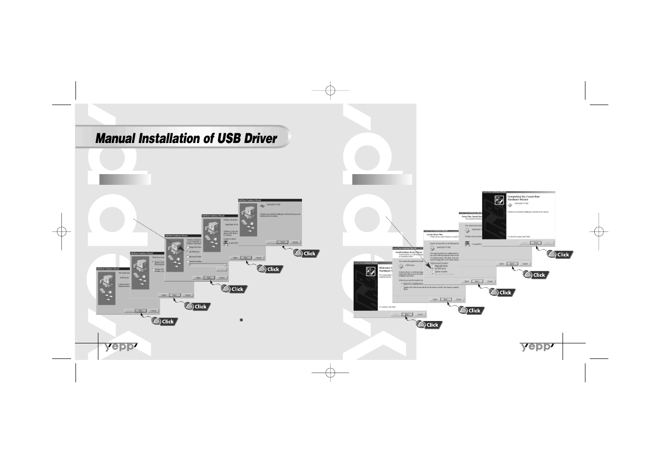 Manual installation of usb driver | Samsung YP-30SH User Manual | Page 16 / 30