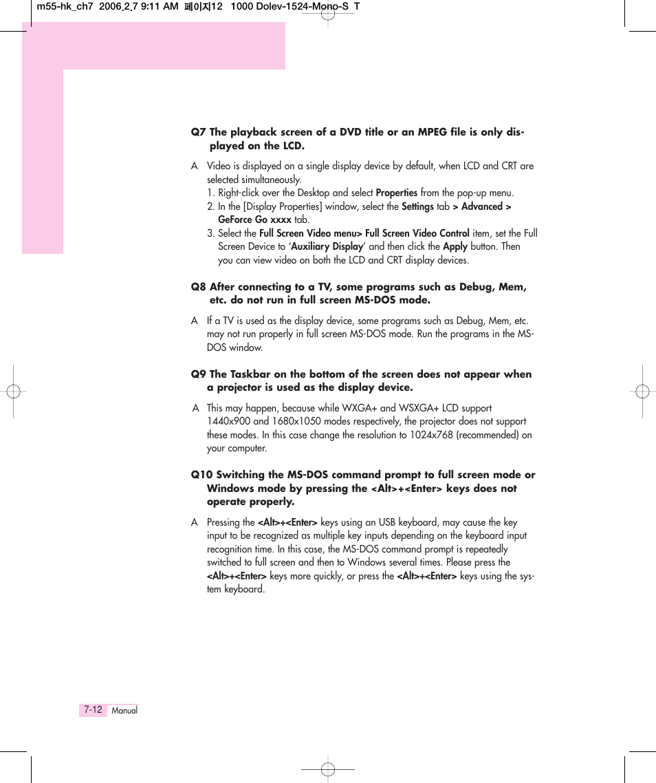 Samsung M55 User Manual | Page 136 / 161