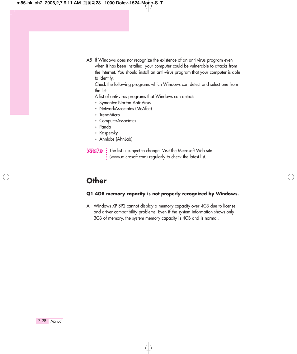 Other | Samsung M55 User Manual | Page 152 / 161