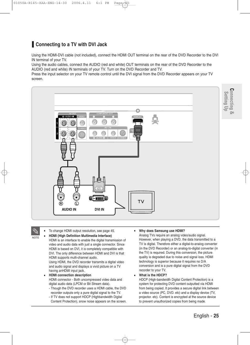 Samsung DVD-R145 User Manual | Page 25 / 111