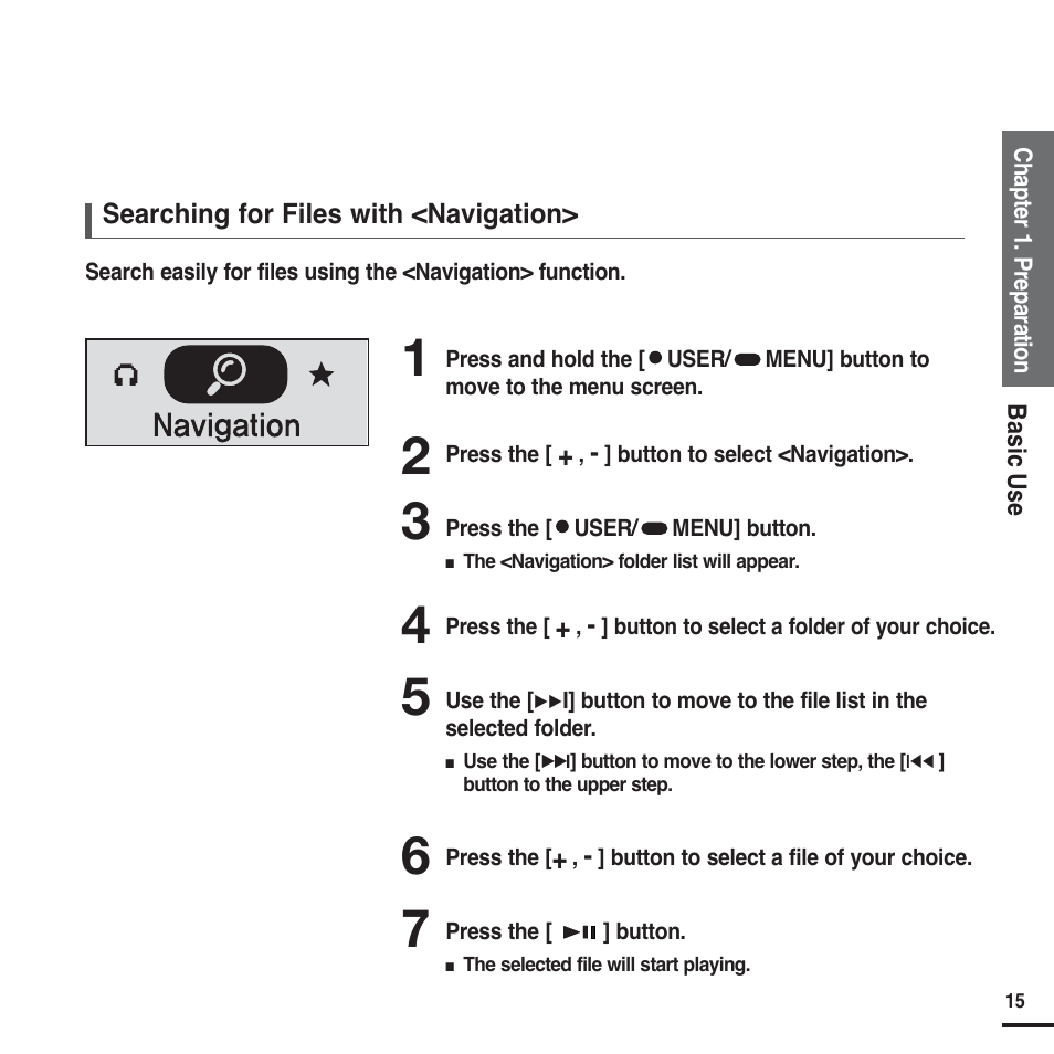Samsung YP-F2 User Manual | Page 15 / 62