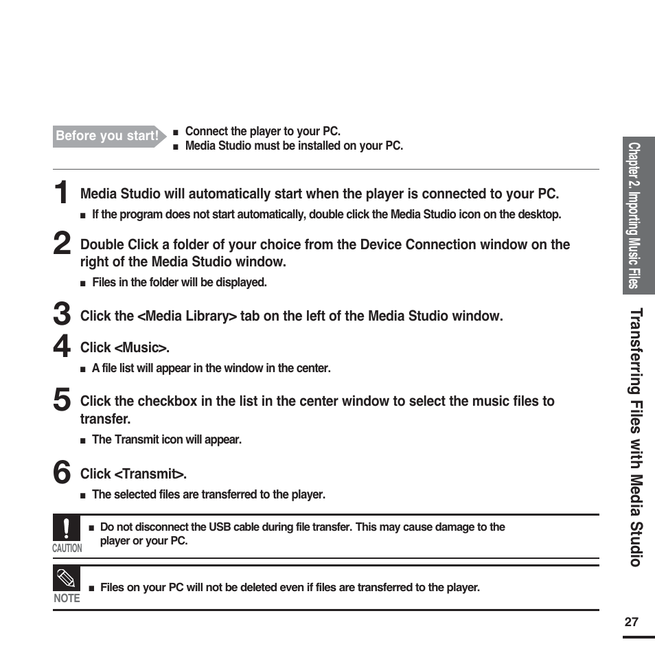 Samsung YP-F2 User Manual | Page 27 / 62