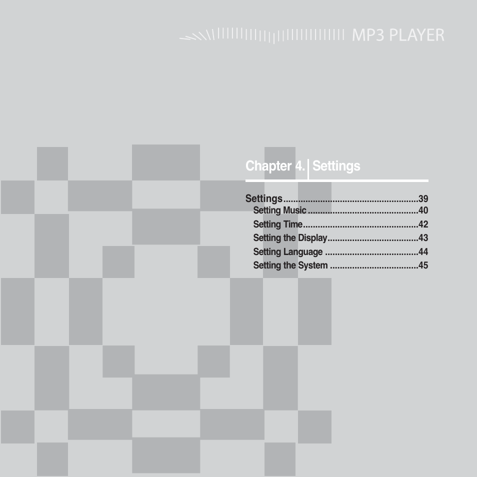 Chapter 4. settings | Samsung YP-F2 User Manual | Page 39 / 62