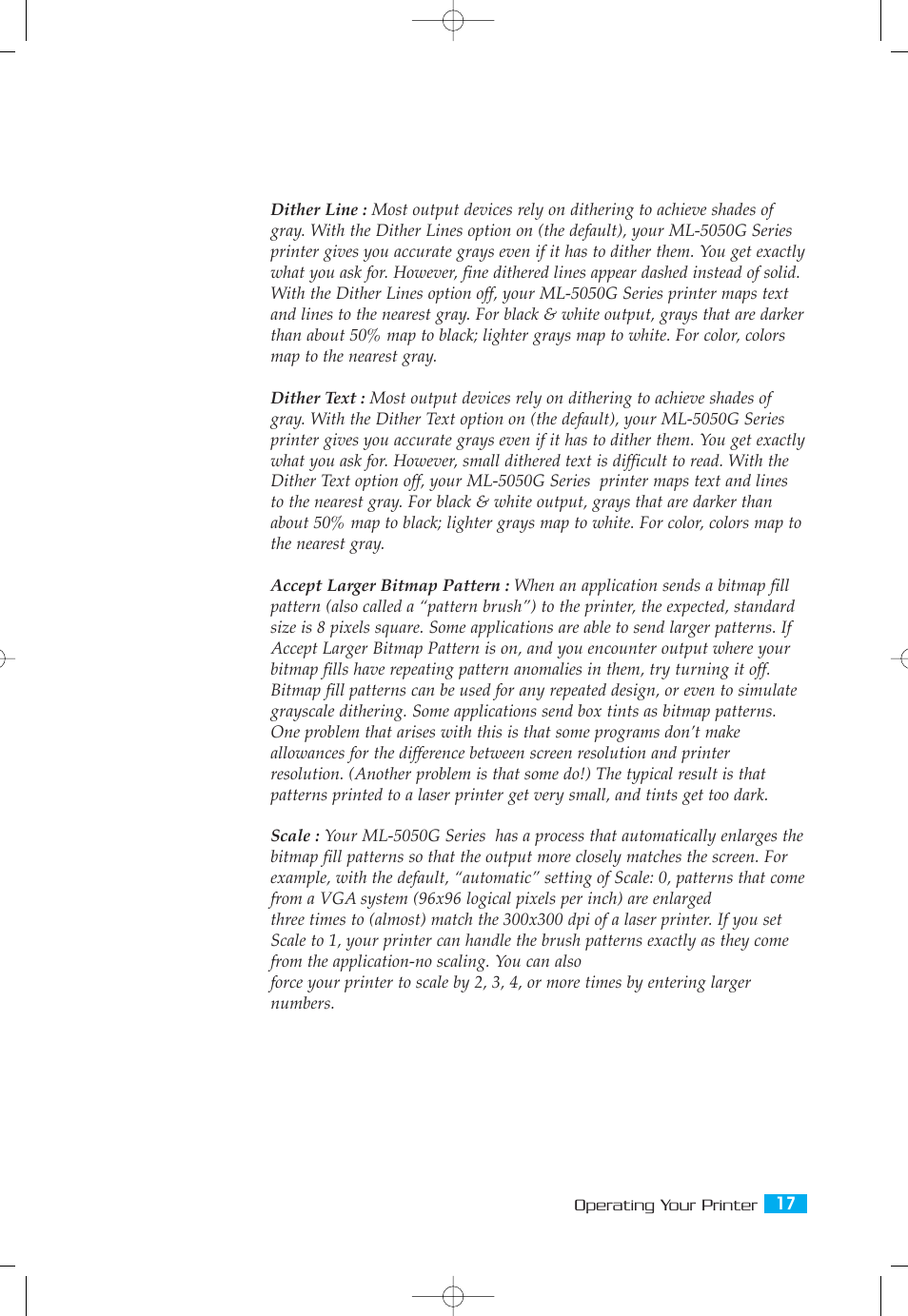 Samsung ML-5050G User Manual | Page 22 / 39