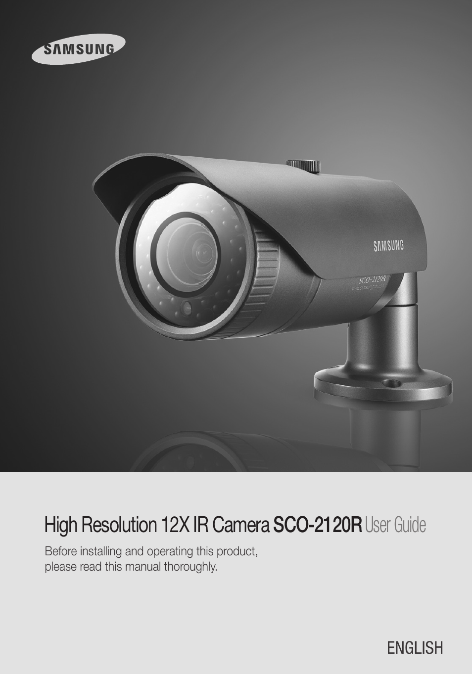 Samsung SCO-2120R User Manual | 25 pages