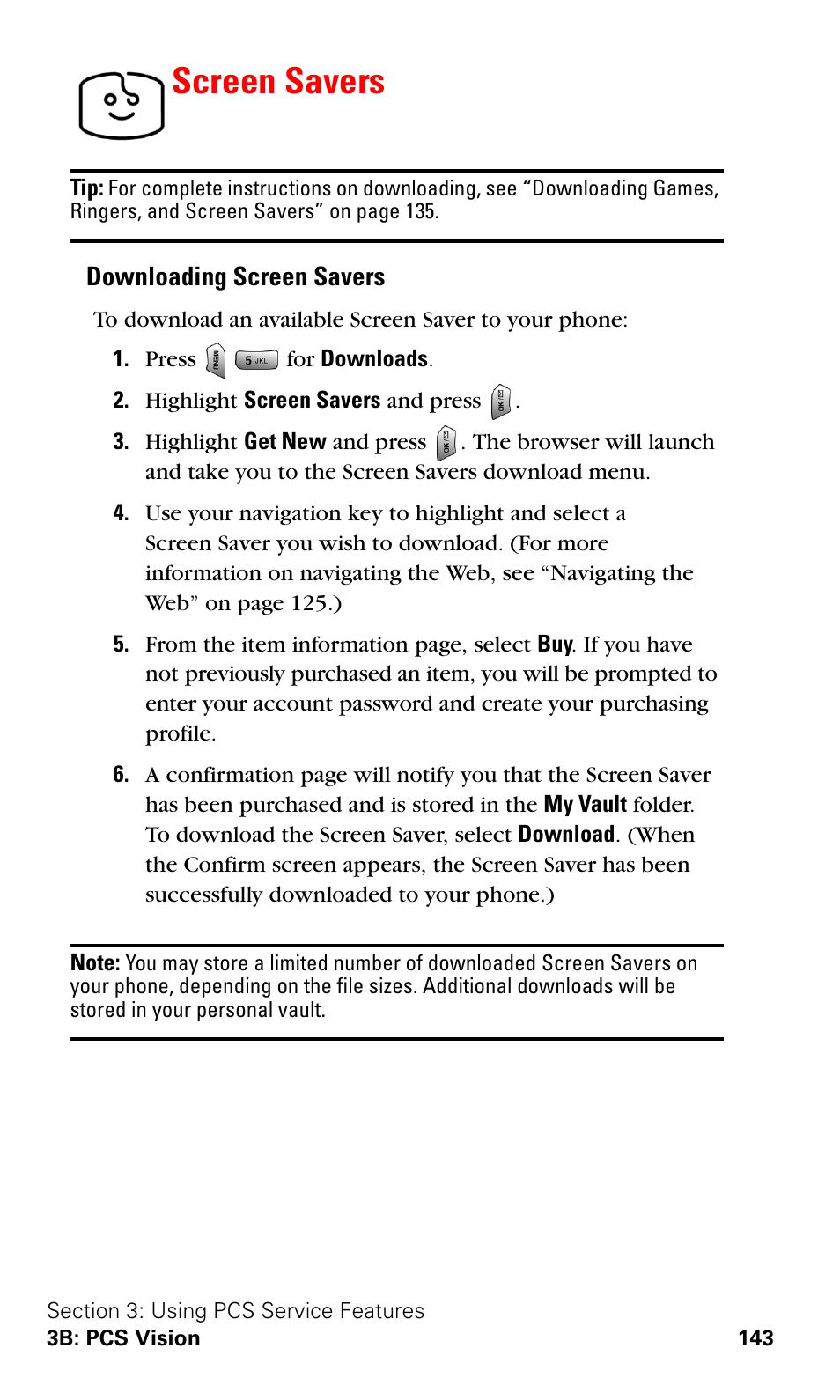 Screen savers | Samsung VGA1000 User Manual | Page 151 / 182