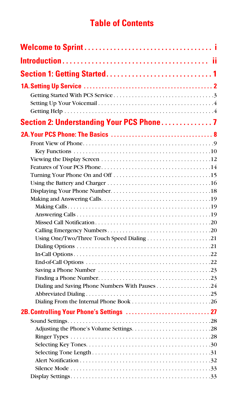 Samsung VGA1000 User Manual | Page 2 / 182