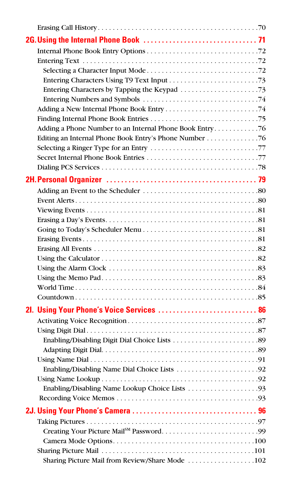 Samsung VGA1000 User Manual | Page 4 / 182