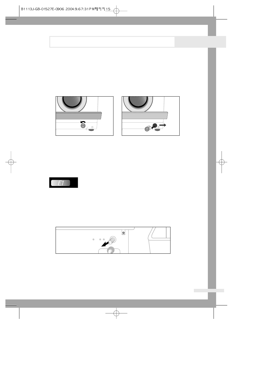 Cleaning the debris filter, Cleaning the water hose mesh filter, Maintaining the washing machine | Samsung B1113J B913J User Manual | Page 17 / 23