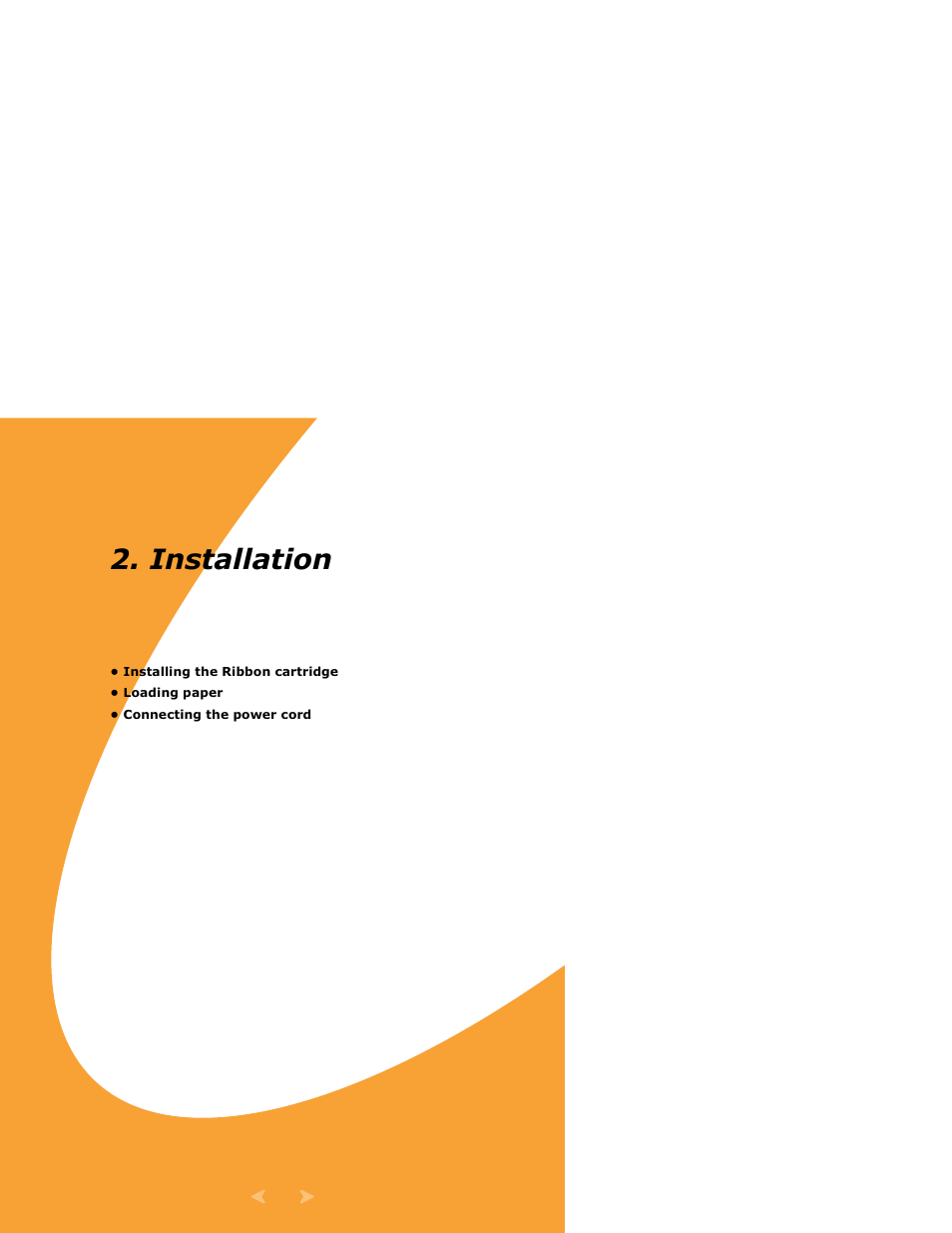 Installation | Samsung SPP 2040 User Manual | Page 15 / 81