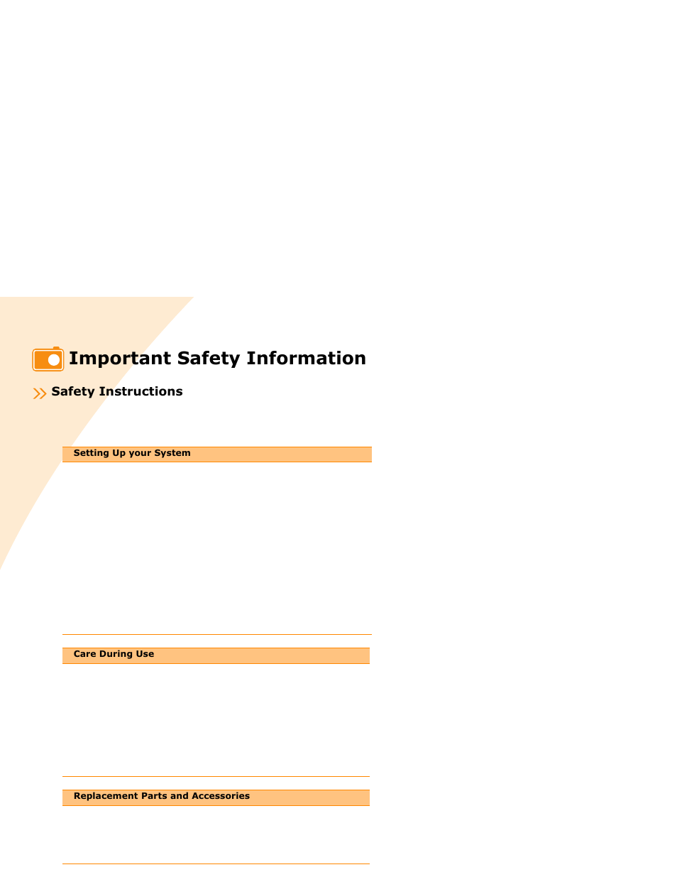 Important safety information, Safety instructions | Samsung SPP 2040 User Manual | Page 5 / 81