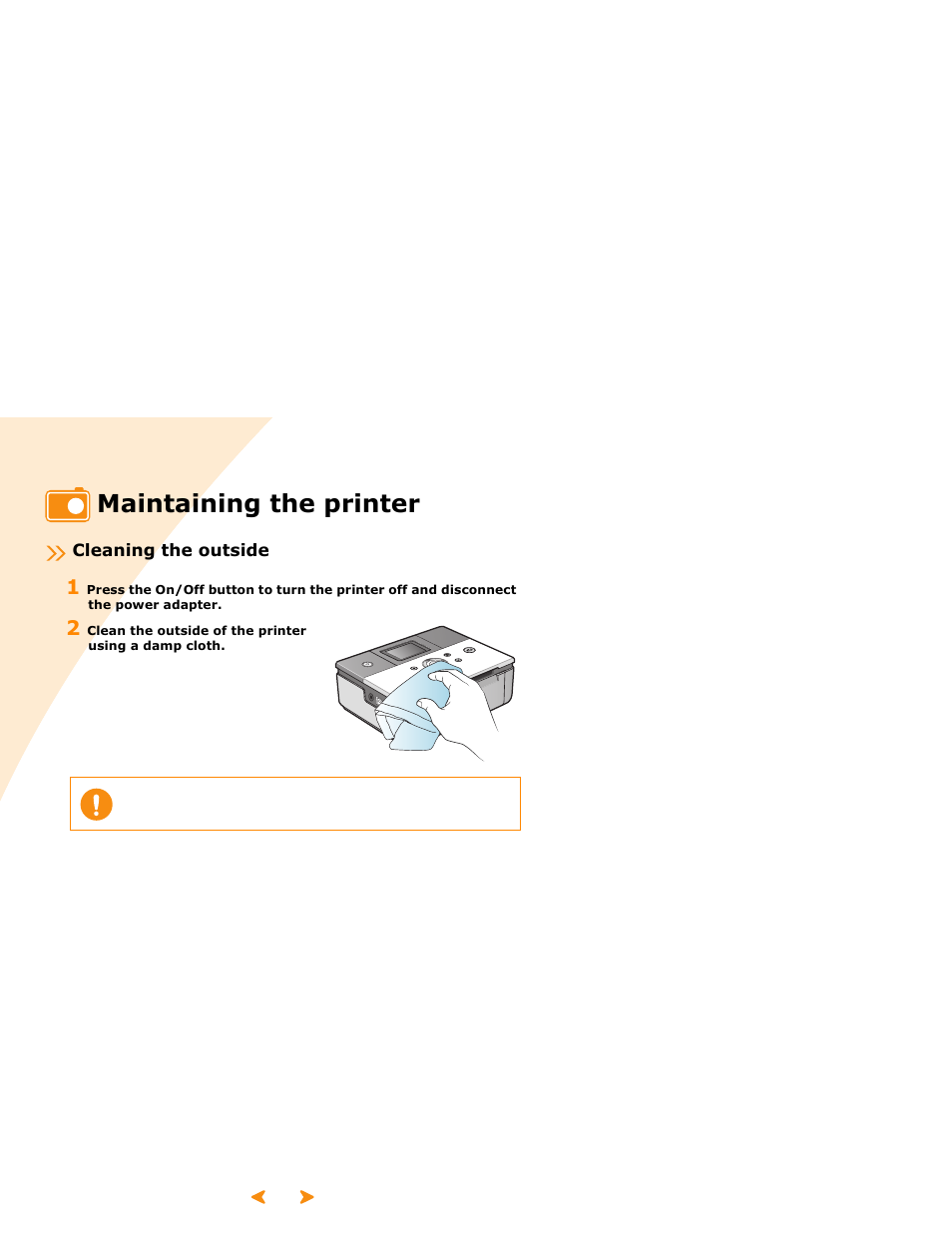 Maintaining the printer, Cleaning the outside | Samsung SPP 2040 User Manual | Page 68 / 81