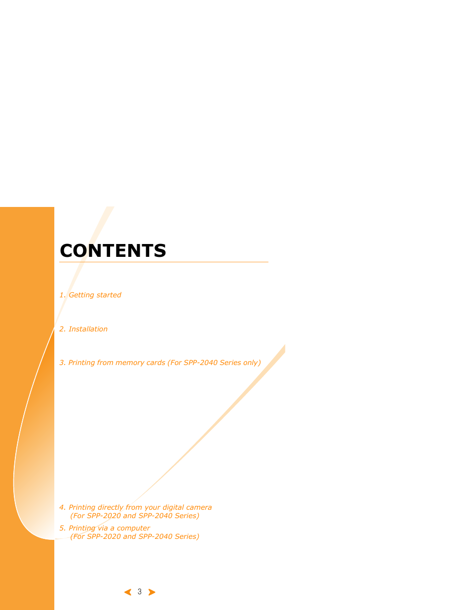 Samsung SPP 2040 User Manual | Page 7 / 81