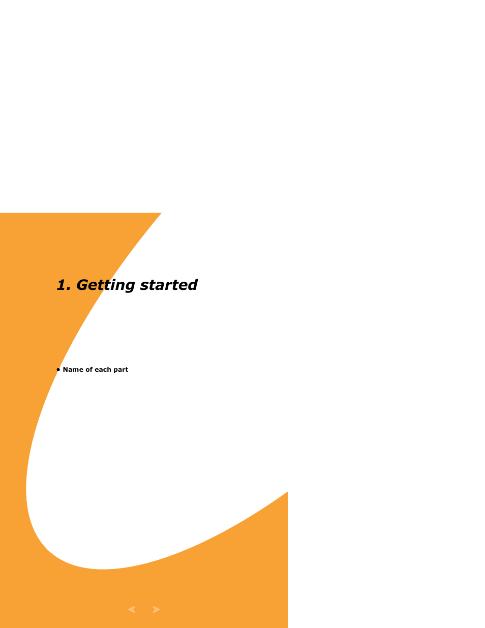 Getting started | Samsung SPP 2040 User Manual | Page 9 / 81