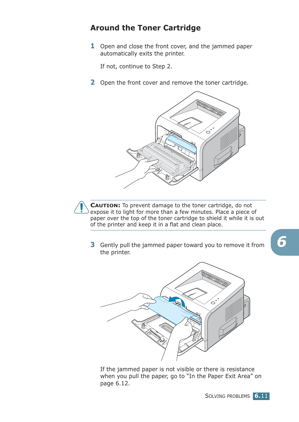 Around the toner cartridge | Samsung ML-2251NP User Manual | Page 126 / 203