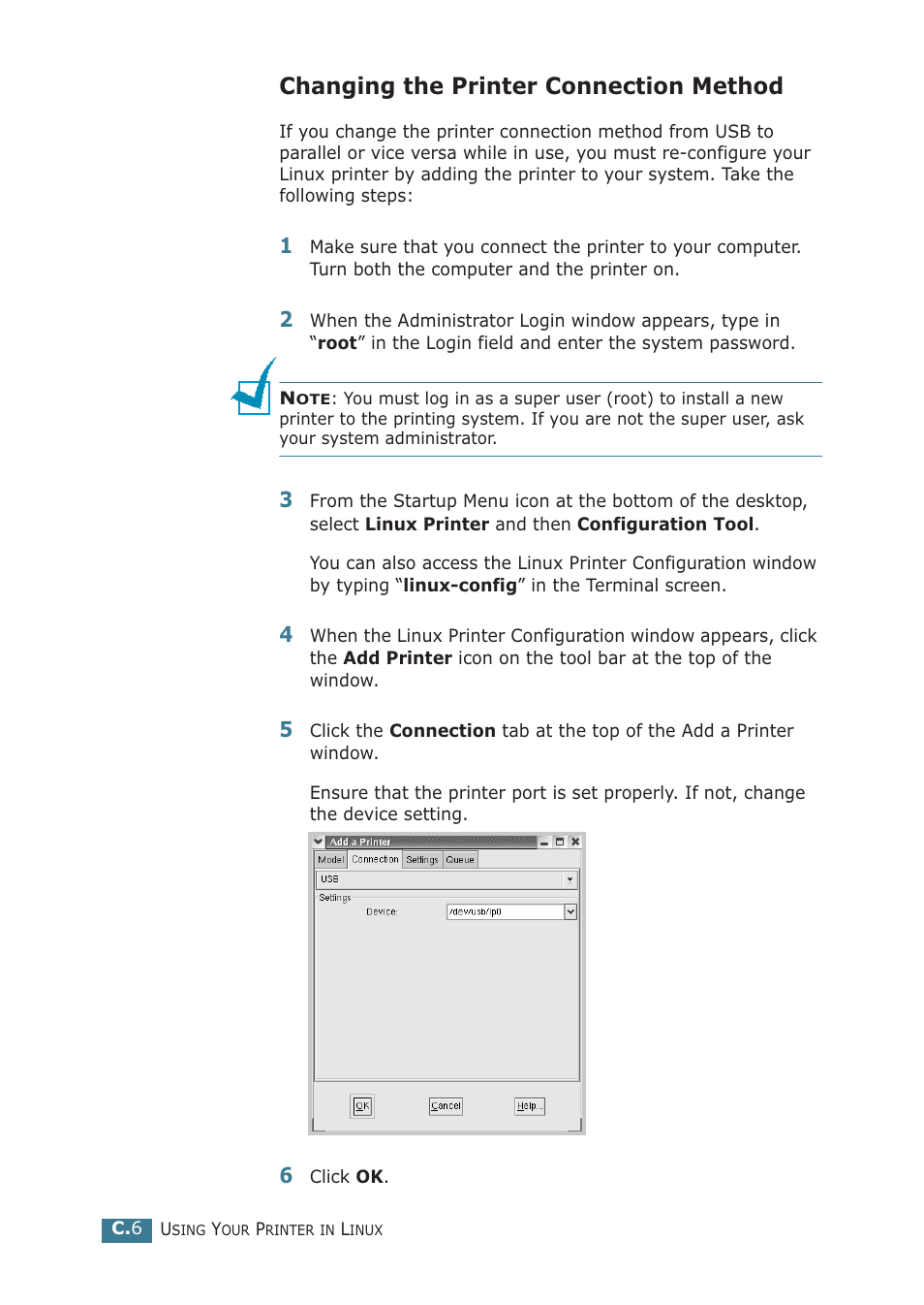 Changing the printer connection method | Samsung ML-2251NP User Manual | Page 159 / 203