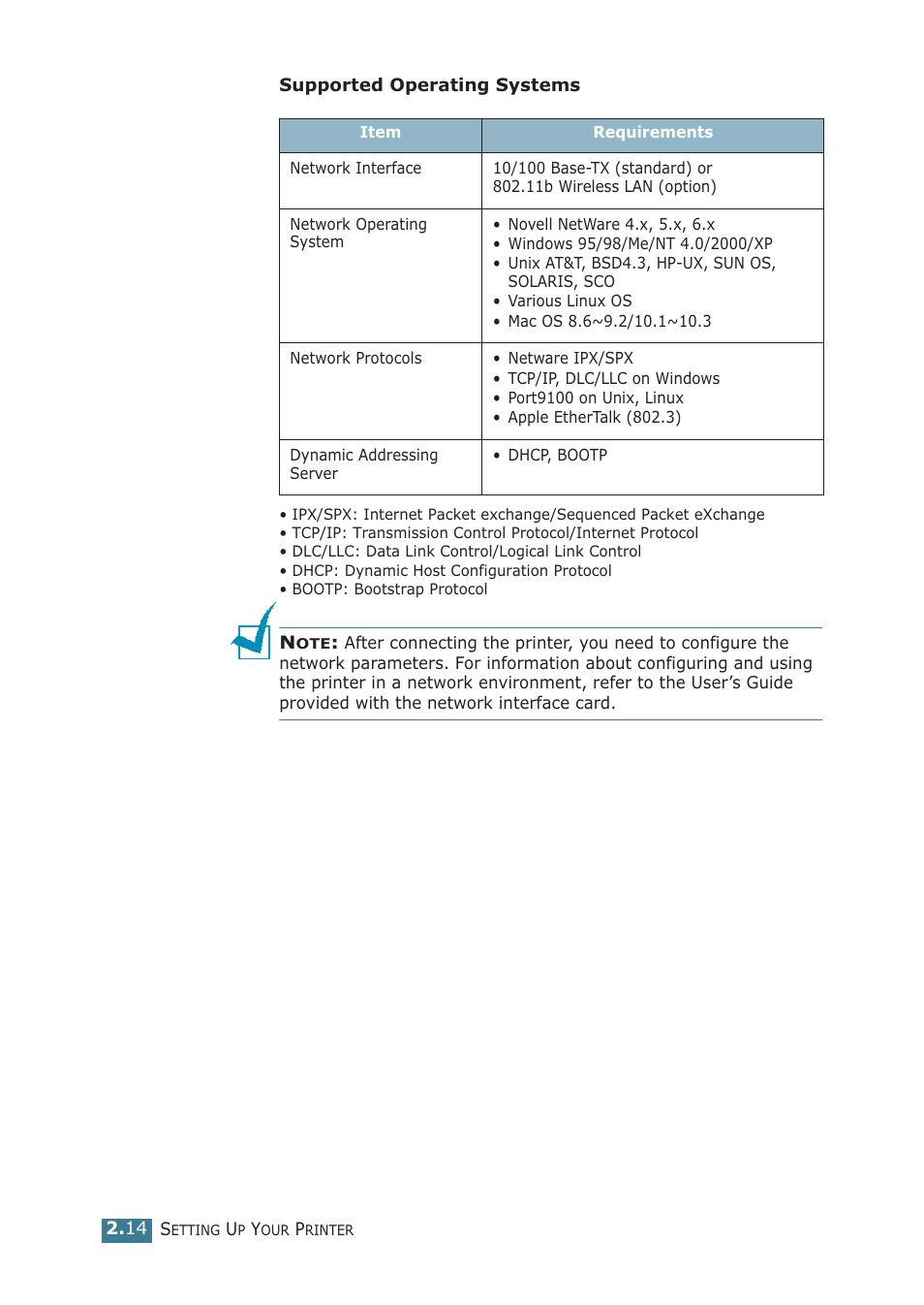 Samsung ML-2251NP User Manual | Page 39 / 203
