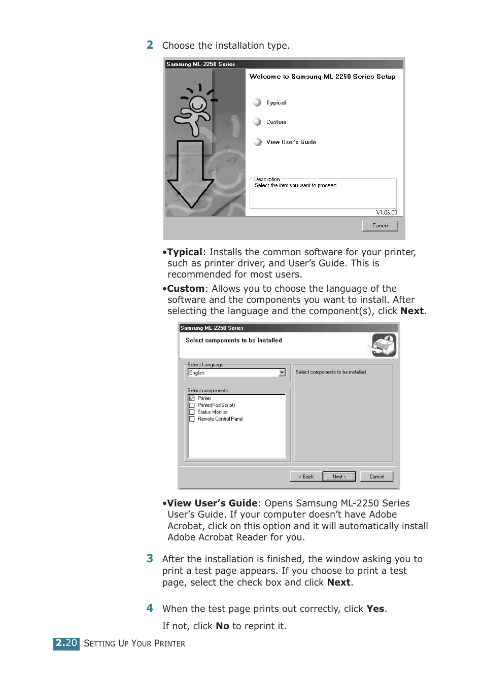 Samsung ML-2251NP User Manual | Page 45 / 203