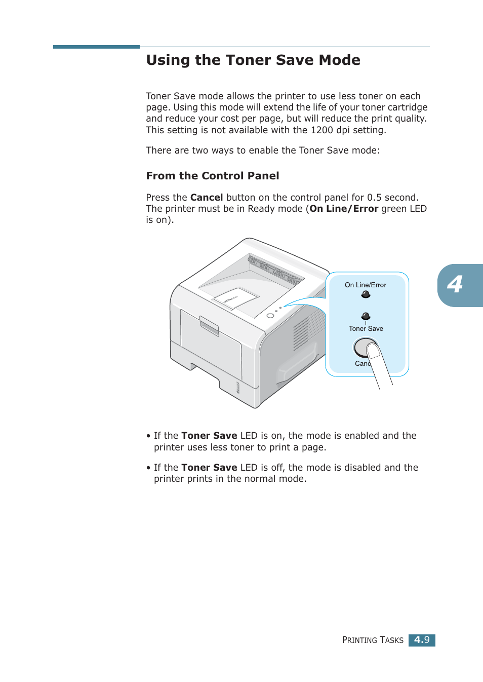 Using the toner save mode | Samsung ML-2251NP User Manual | Page 84 / 203