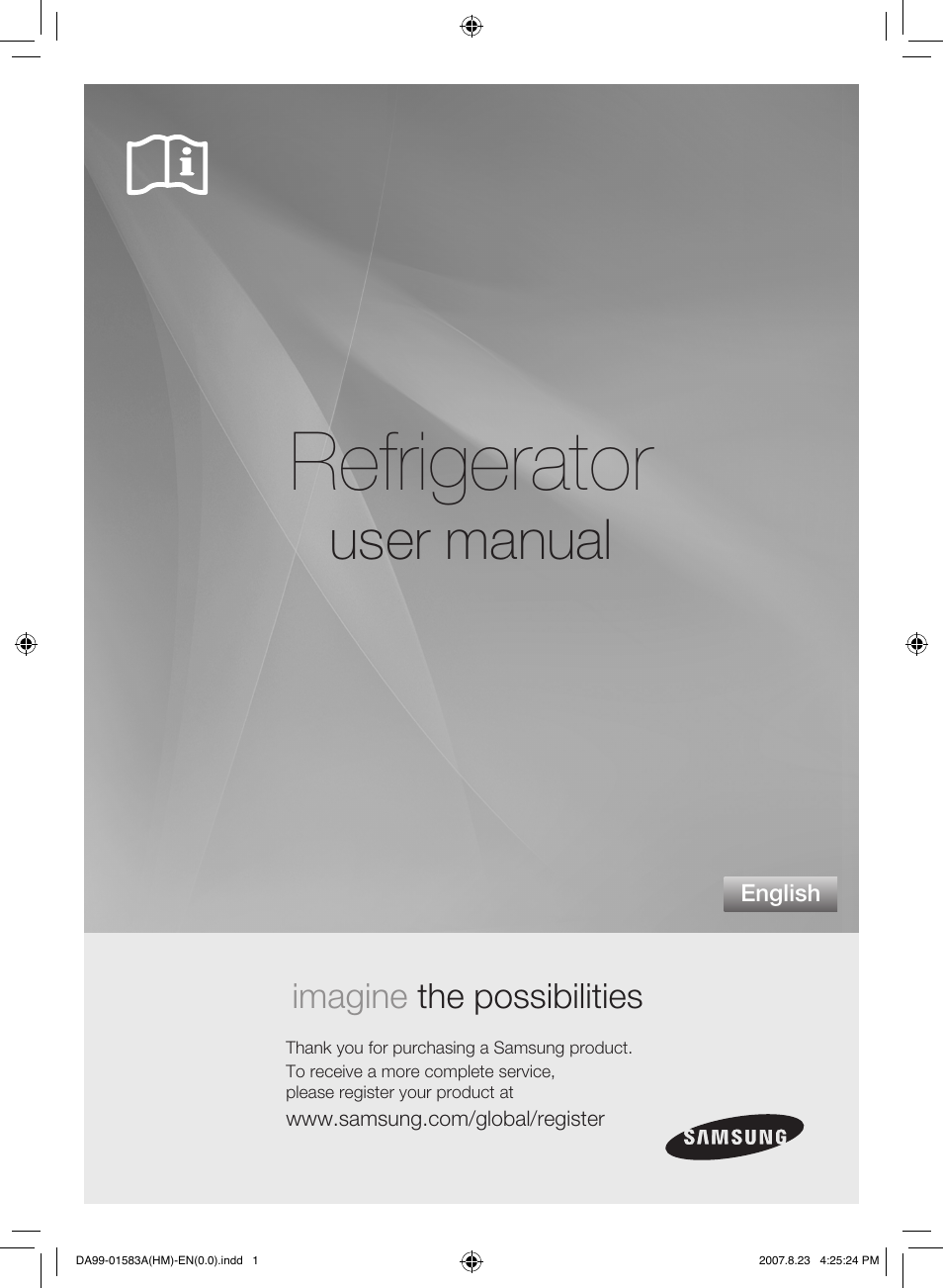 Samsung Refrigerator User Manual | 44 pages