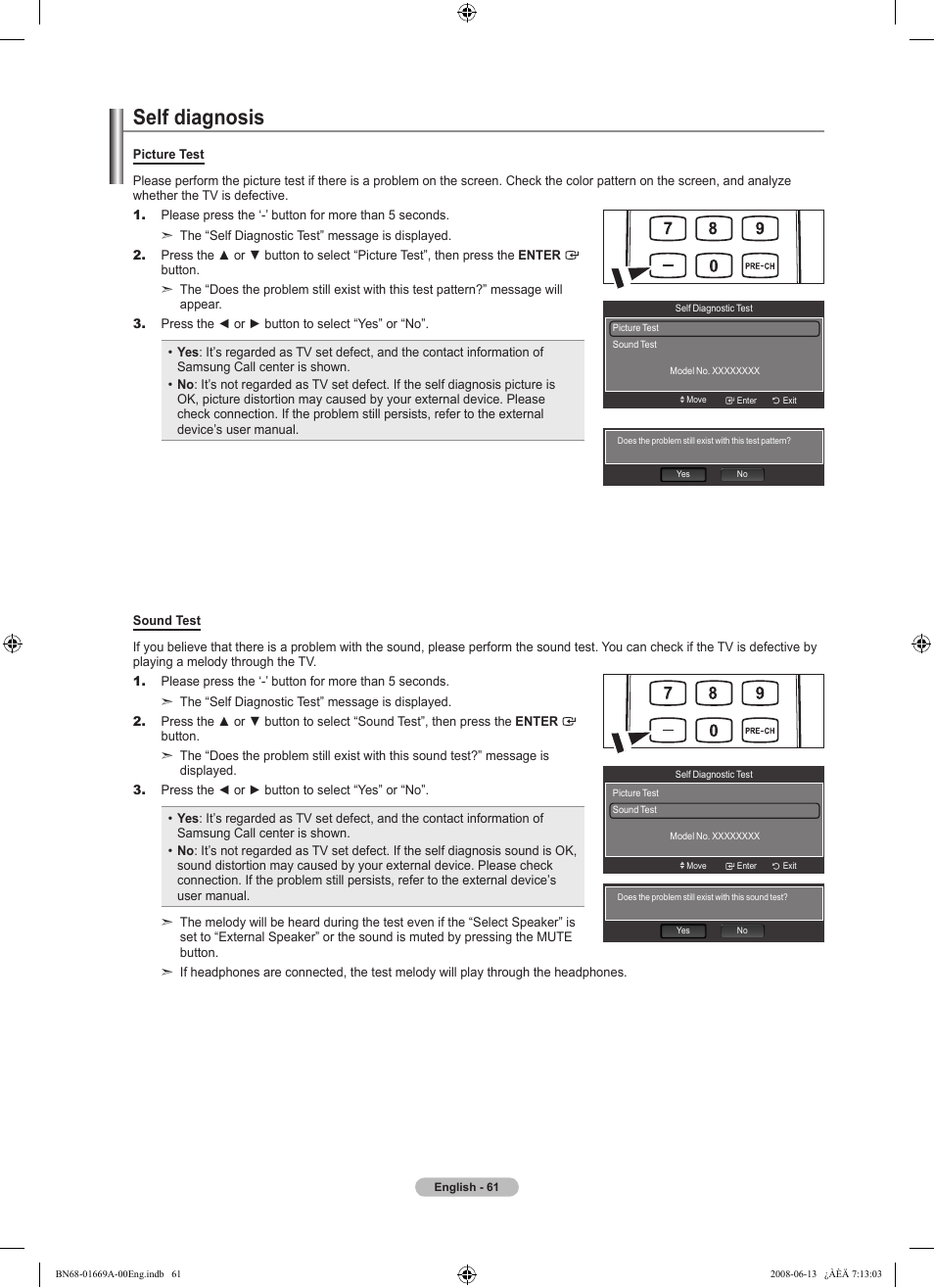 Self diagnosis | Samsung Digimax Cyber 630 User Manual | Page 63 / 107