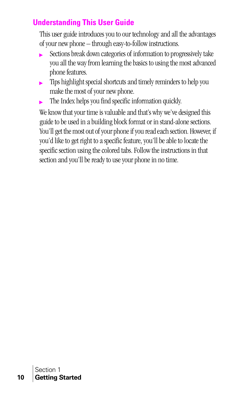 Understanding this user guide | Samsung A460 User Manual | Page 12 / 129