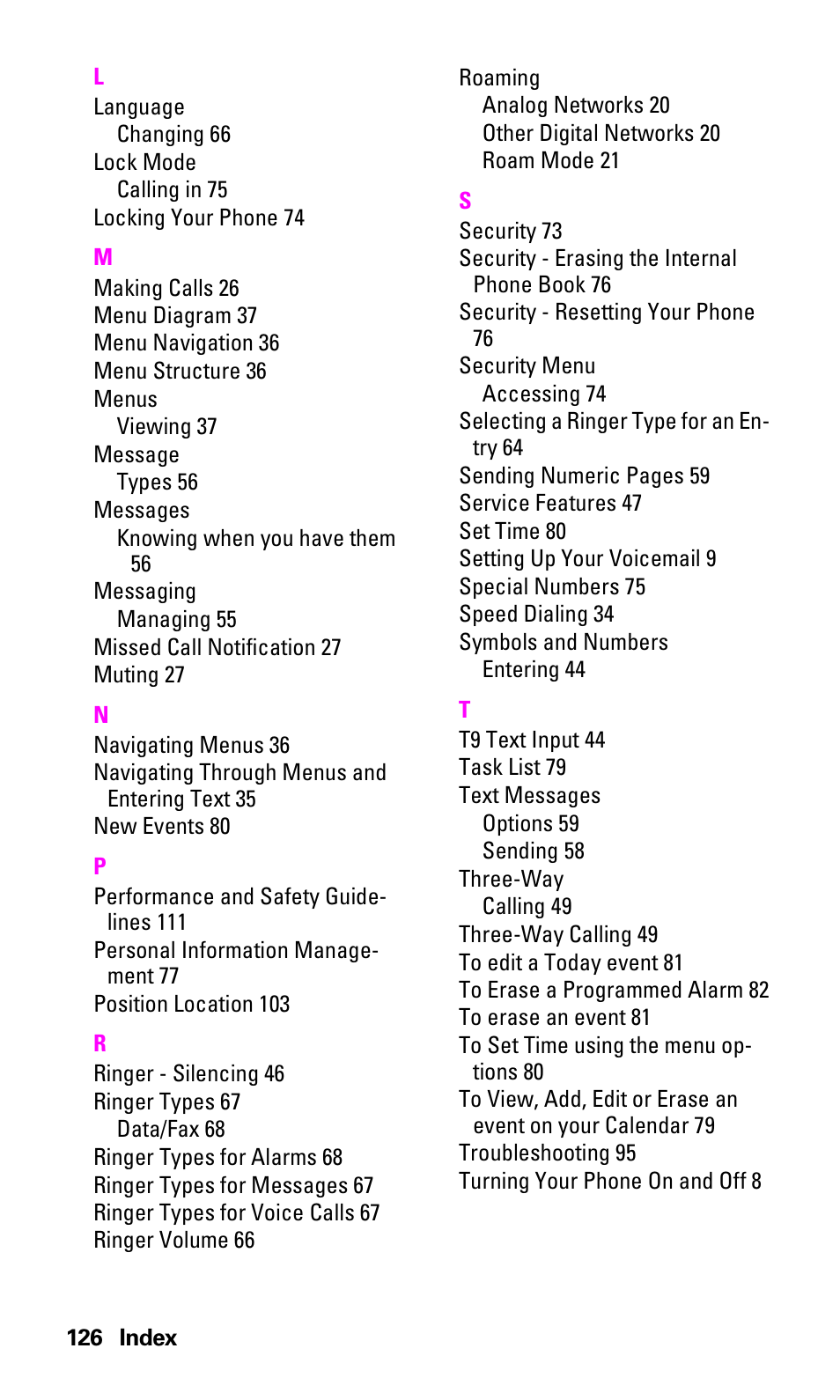Samsung A460 User Manual | Page 128 / 129