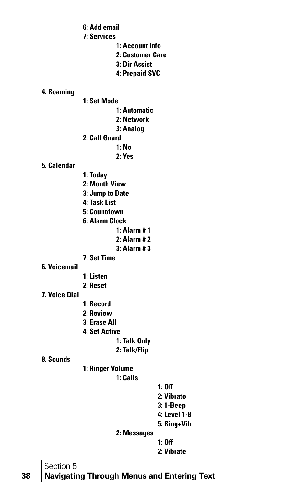 Samsung A460 User Manual | Page 40 / 129