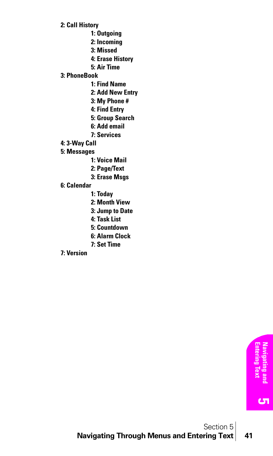 Samsung A460 User Manual | Page 43 / 129