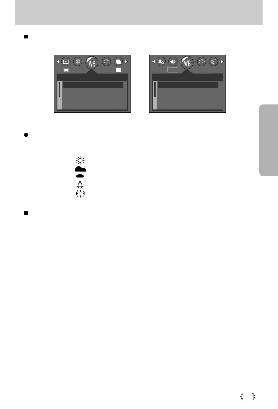 White balance | Samsung Digimax U-CA 401 User Manual | Page 37 / 96
