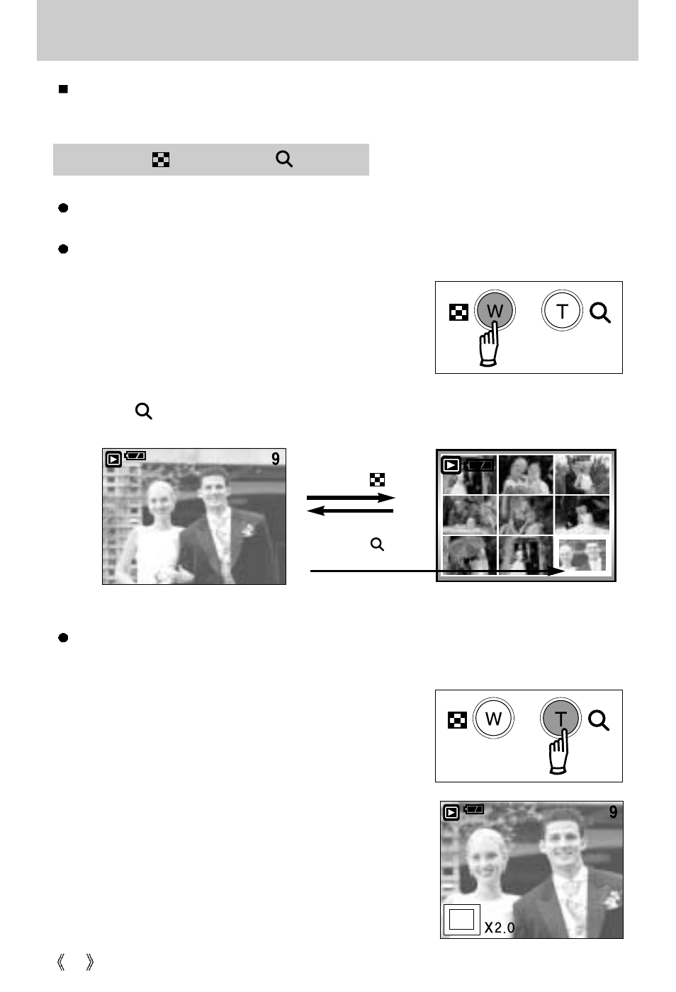 Using the camera buttons to adjust the camera | Samsung Digimax U-CA 401 User Manual | Page 44 / 96