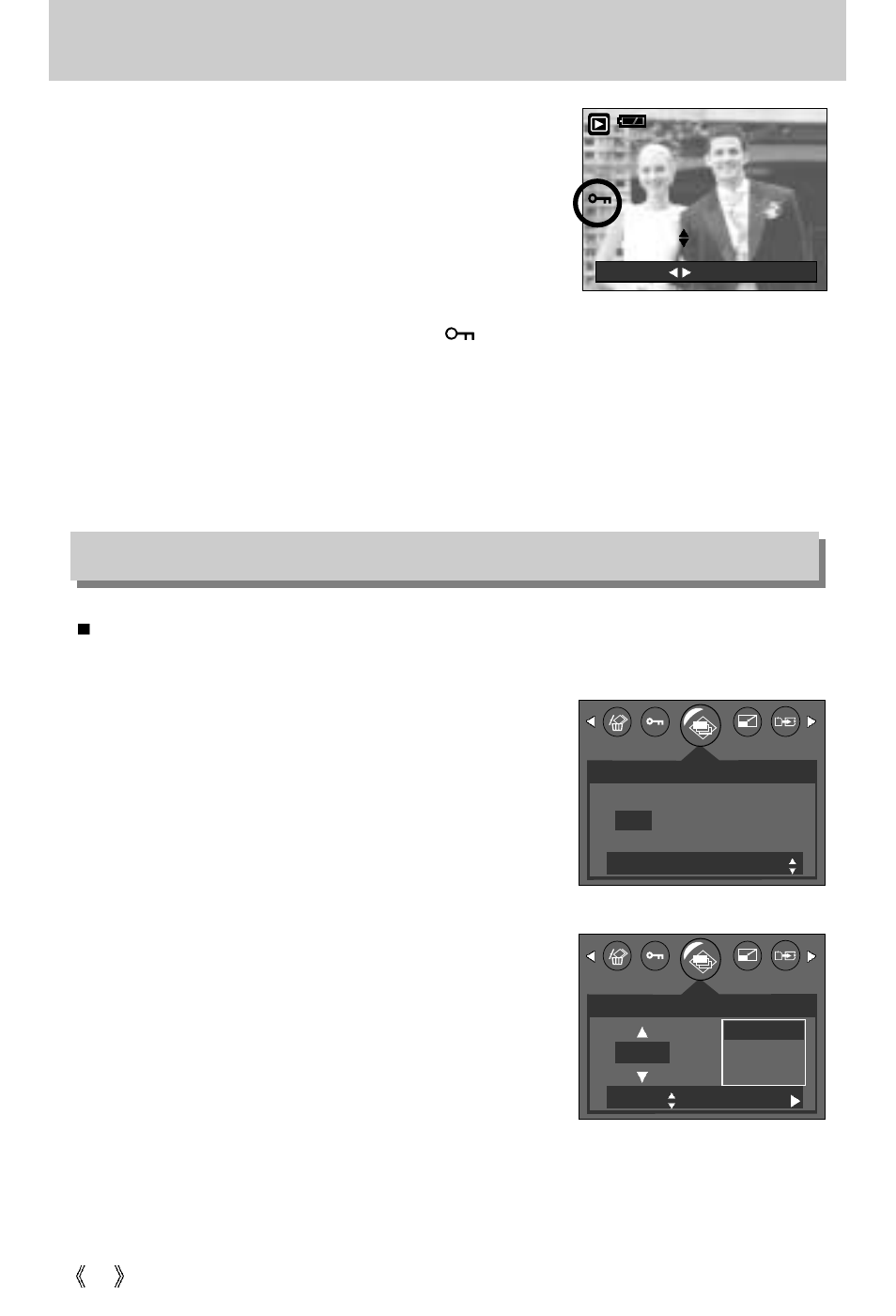 Protecting images, Starting the slide show | Samsung Digimax U-CA 401 User Manual | Page 50 / 96