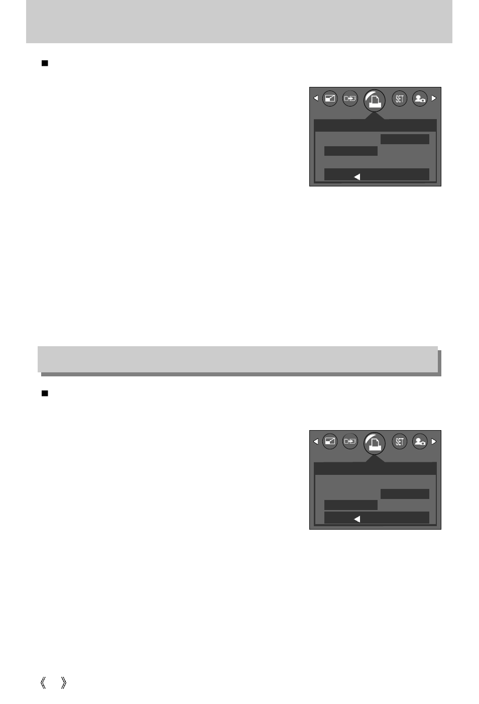 Dpof : index, Dpof : cancel | Samsung Digimax U-CA 401 User Manual | Page 54 / 96