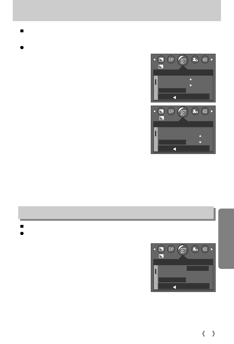 Setting up the date/ time/ date type, Imprinting the recording date | Samsung Digimax U-CA 401 User Manual | Page 59 / 96