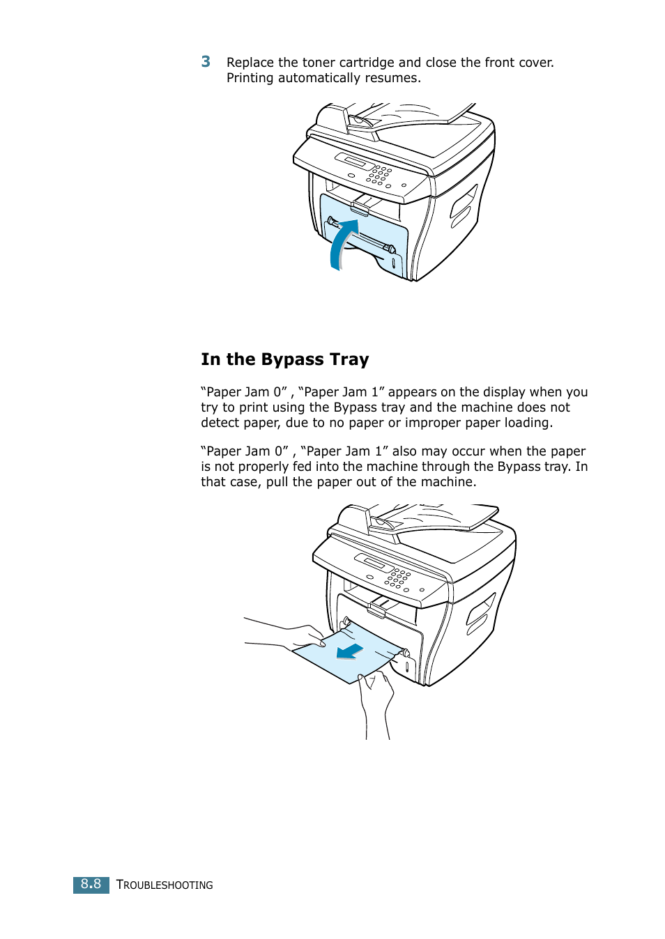 In the bypass tray | Samsung SCX-4116 User Manual | Page 125 / 210