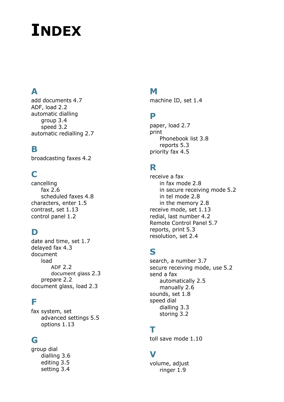 Index, Ndex | Samsung SCX-4116 User Manual | Page 209 / 210