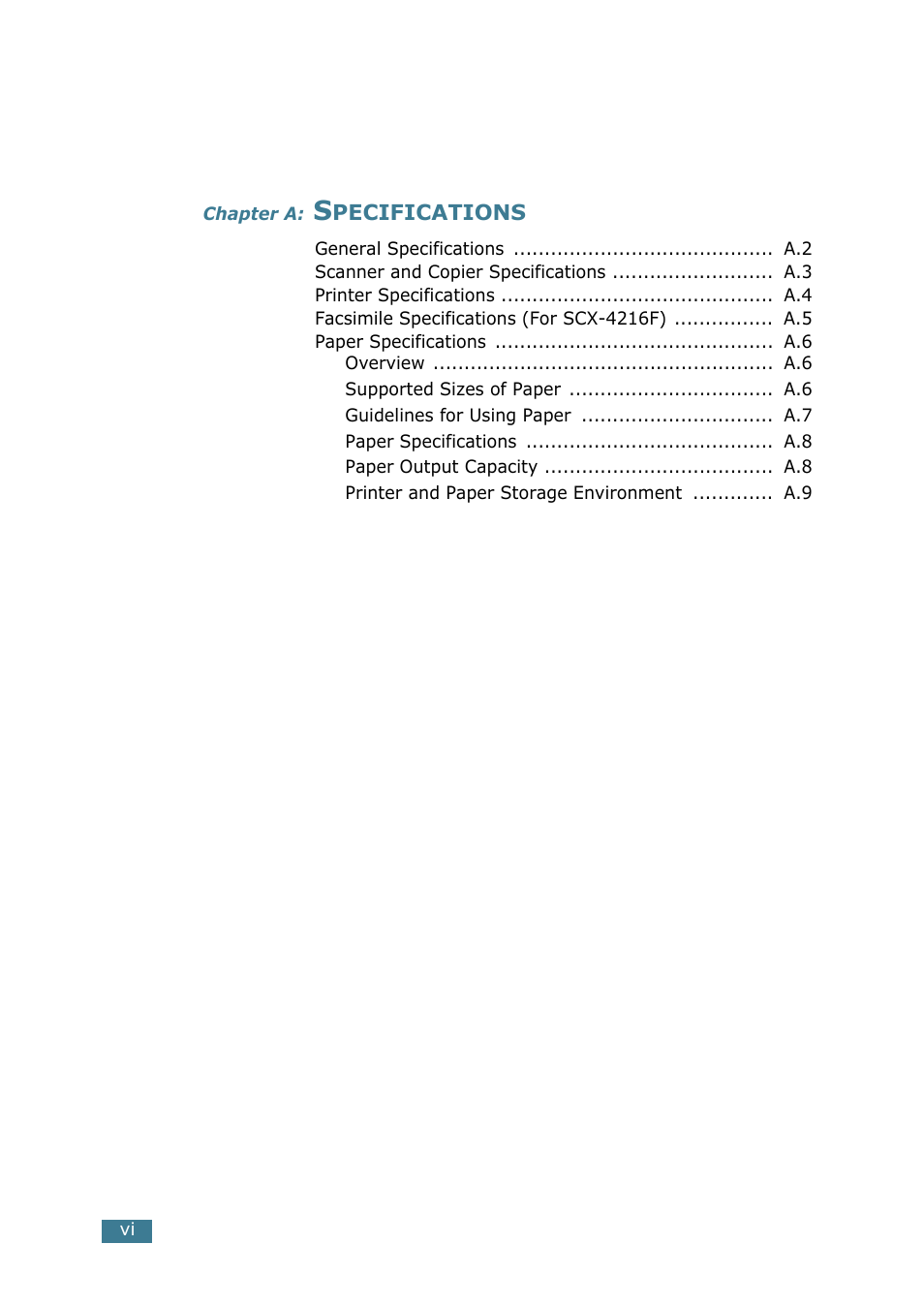 Samsung SCX-4116 User Manual | Page 7 / 210