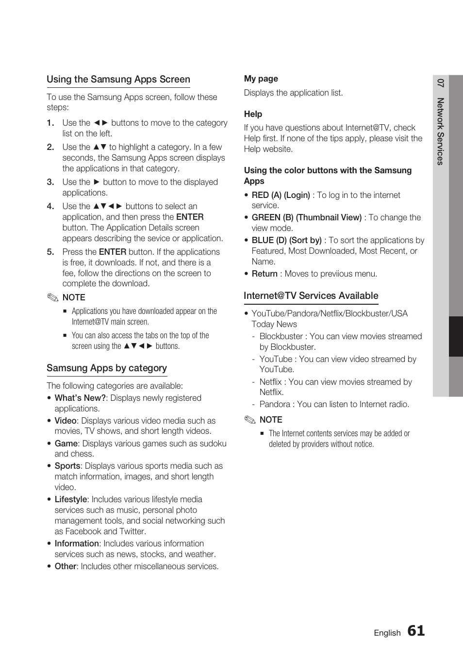 Samsung BD-C7900 User Manual | Page 61 / 74