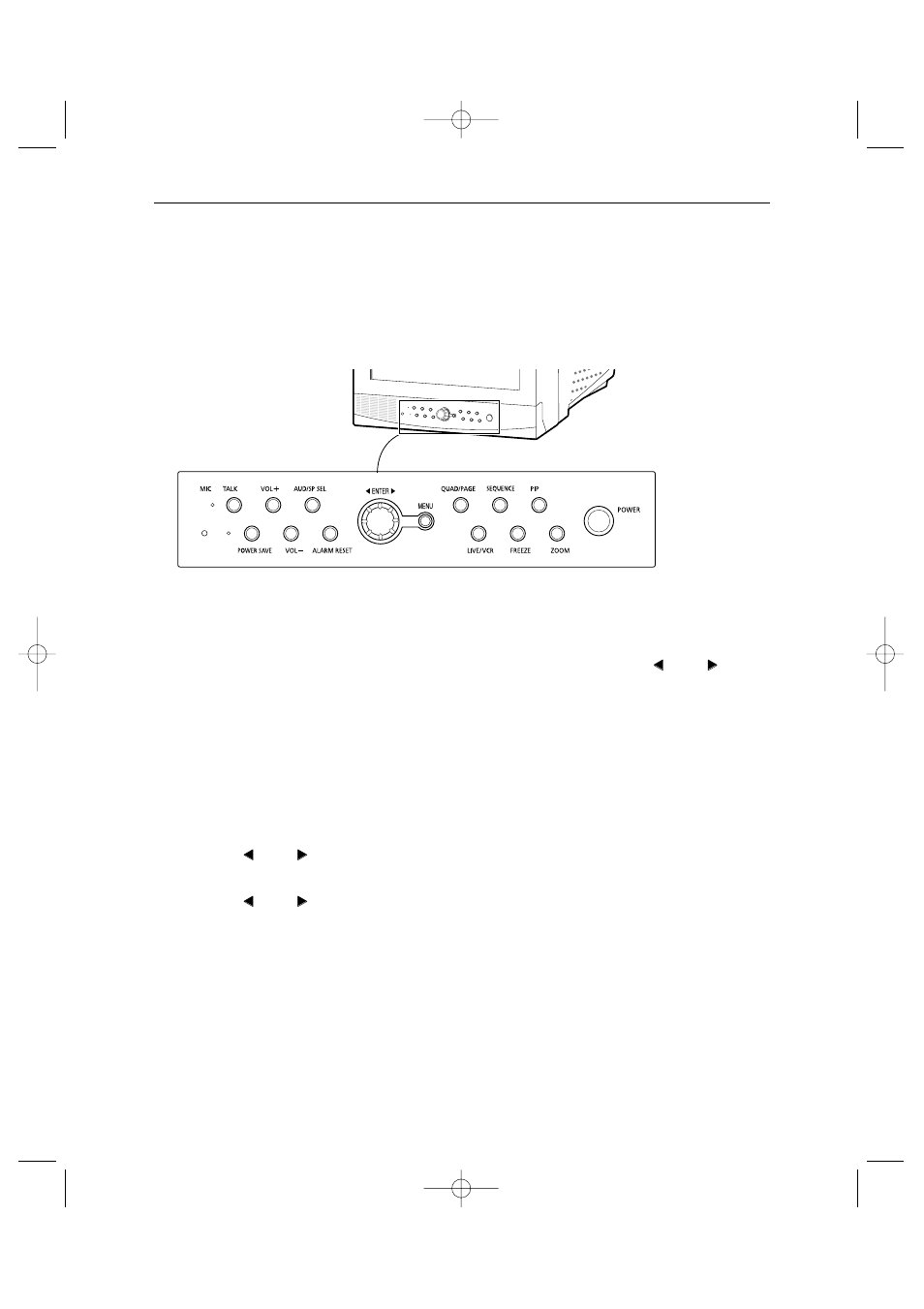 1) talk key, 2) aud/sp sel key, 3) vol+/vol- key | Samsung Color Dual Quad Network Observation System SSC21WEB User Manual | Page 21 / 103