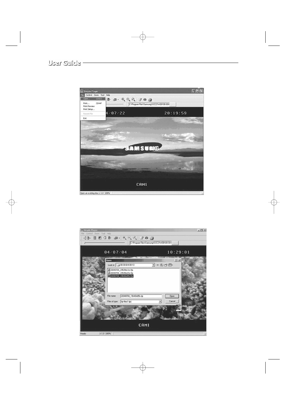 Samsung Color Dual Quad Network Observation System SSC21WEB User Manual | Page 46 / 103
