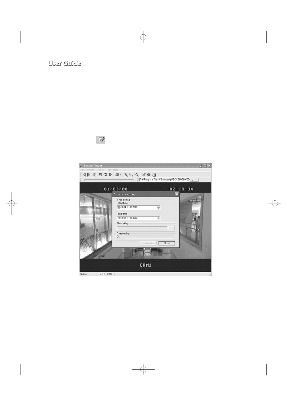 Additional function (tool) | Samsung Color Dual Quad Network Observation System SSC21WEB User Manual | Page 48 / 103