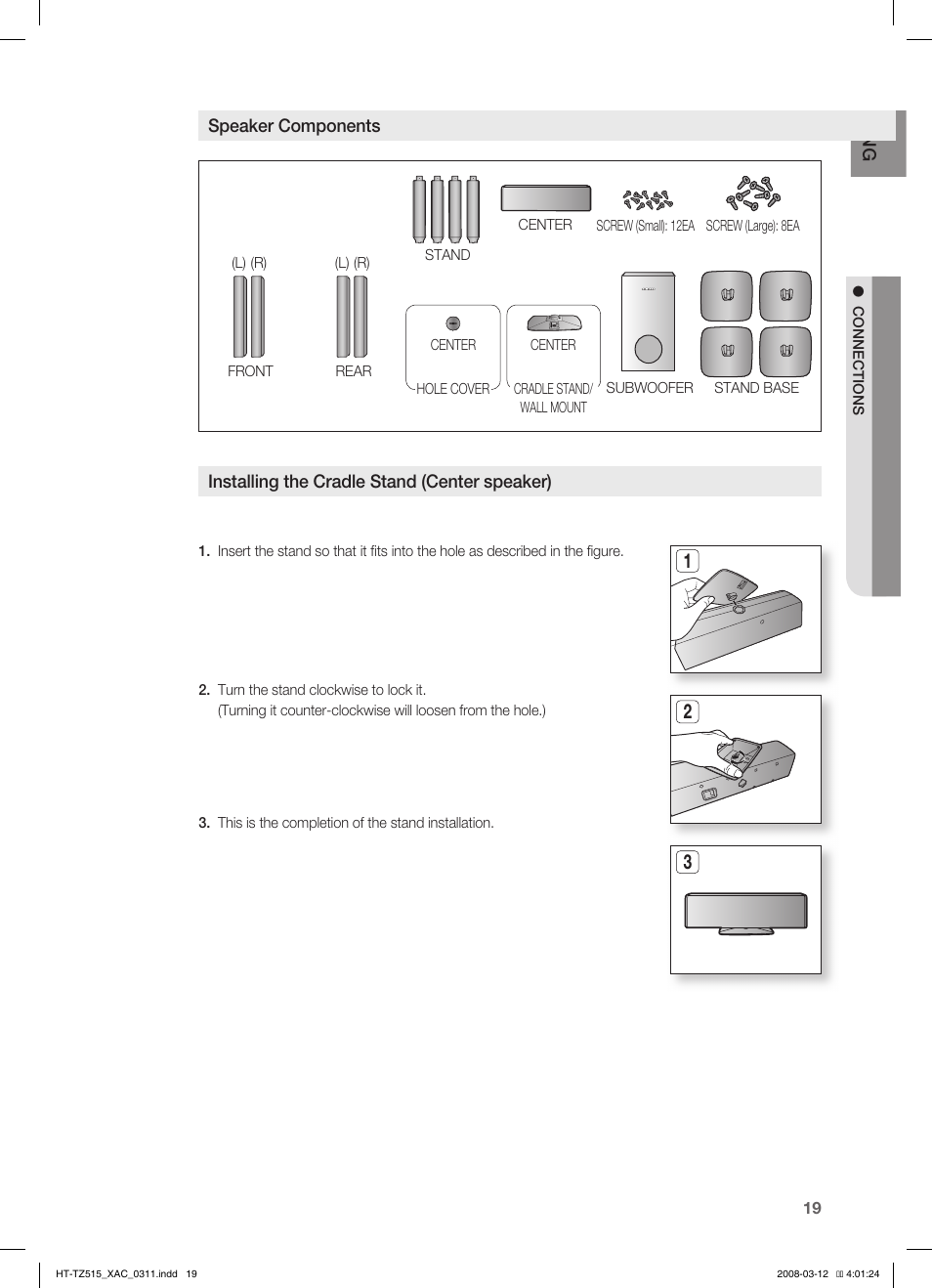 Samsung HT-TZ515 User Manual | Page 19 / 79