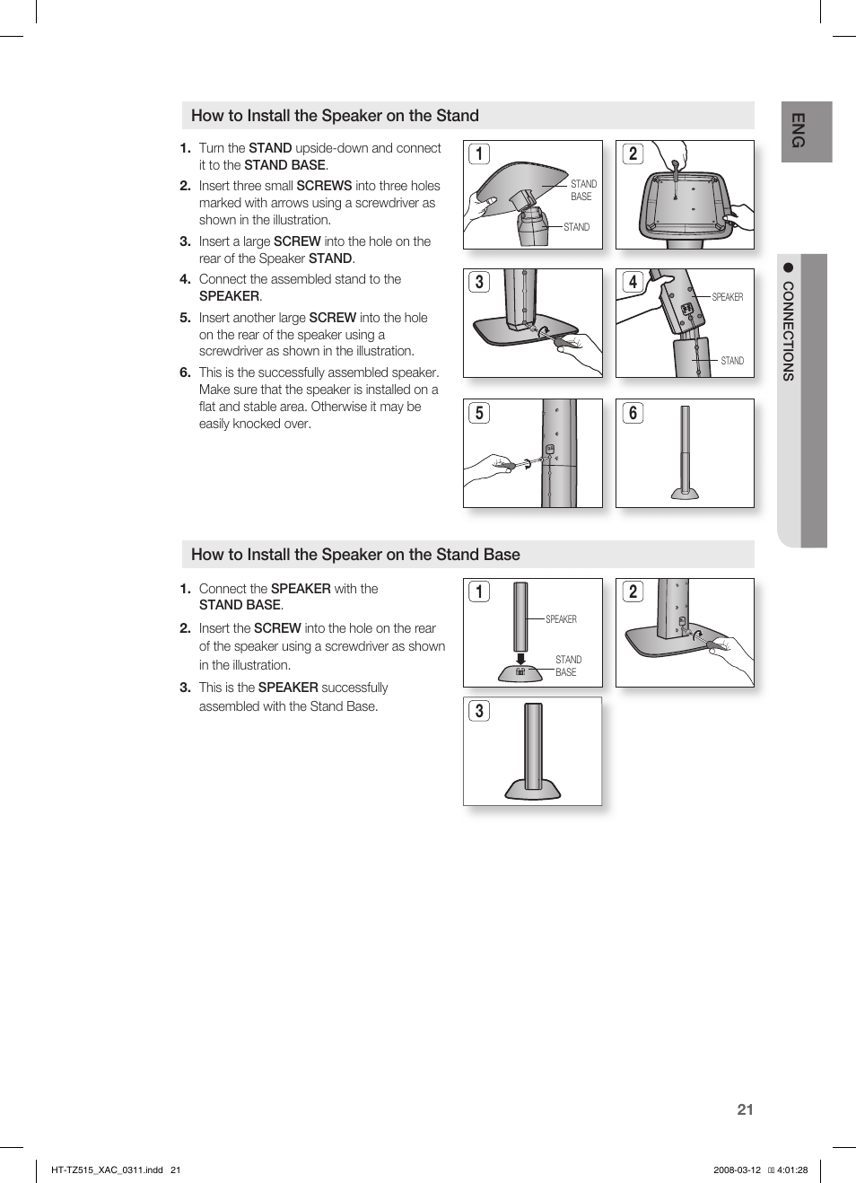 Samsung HT-TZ515 User Manual | Page 21 / 79