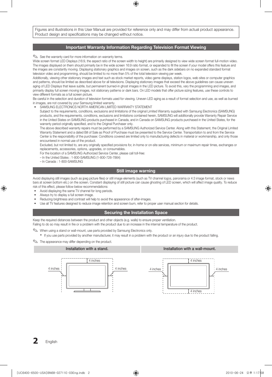 Samsung UN65C6500 User Manual | Page 2 / 62