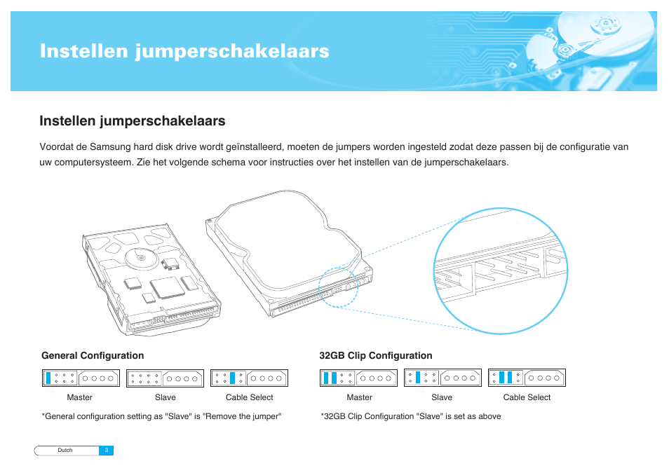 Instellen jumperschakelaars | Samsung BF68-00160B User Manual | Page 37 / 60